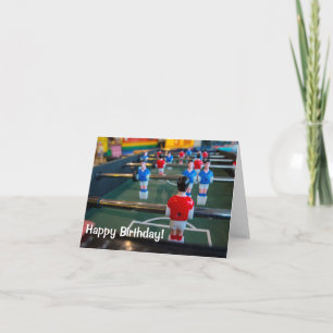 Happy Birthday to football fan Card