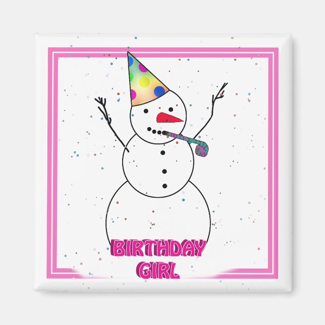 Happy Birthday to Her! Magnet (Front)