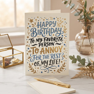 Happy Birthday to Husband | Funny Marriage Humour Card