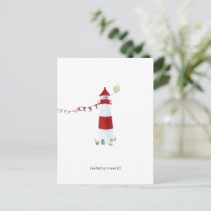 Happy birthday to Jarig Vuren Tower Postcard