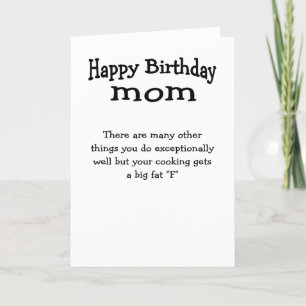 Happy birthday to mum thank you card