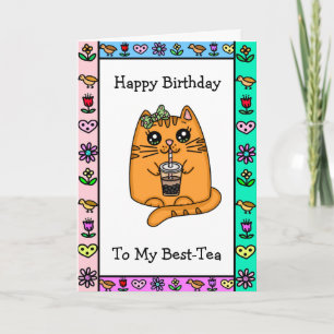 Happy Birthday to my Bestie Card