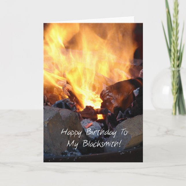 Happy Birthday to my Blacksmith Card (Front)