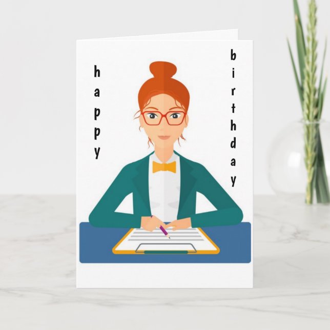 HAPPY BIRTHDAY TO MY ***CO-WORKER*** CARD (Front)