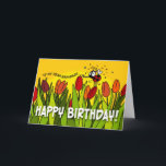 Happy Birthday - To My Dear Grandson Card<br><div class="desc">A sweet ladybug wishes your special someone a happy birthday!</div>