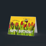 Happy Birthday - To My Dear Son Card<br><div class="desc">A sweet ladybug sends happy birthday wishes!</div>