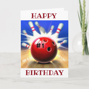 HAPPY BIRTHDAY TO MY ***FAVORITE BOWLER*** HOLIDAY CARD