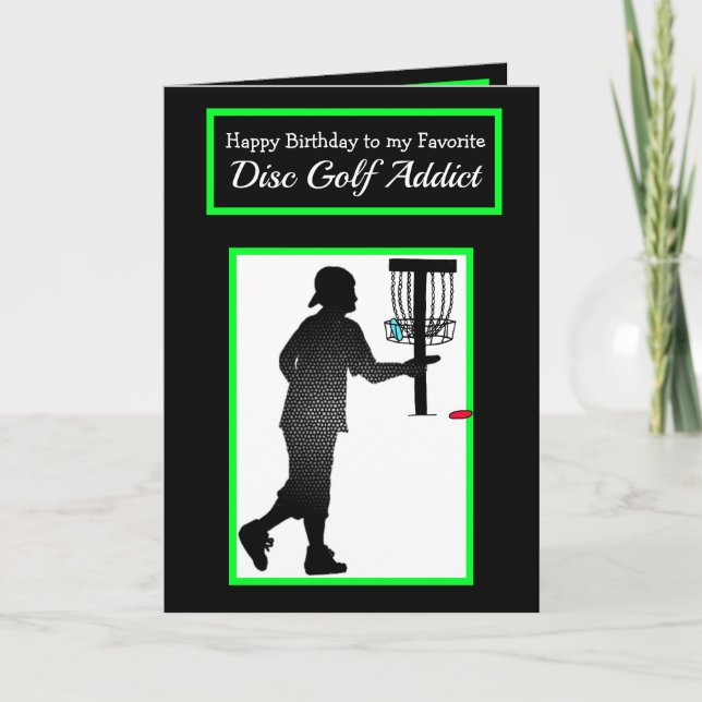 Happy Birthday to my Favourite Disc Golfer Card (Front)