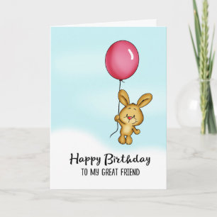 Happy Birthday to my Friend Birthday Card