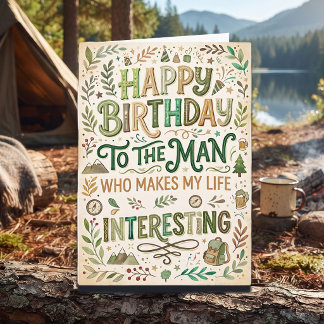 Happy Birthday to my Husband | Funny Quote Card