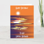 Happy Birthday To My Loving Husband Card<br><div class="desc">Happy Birthday To My Loving Husband Card. Planet Orange. Customise. Save by bulk.</div>