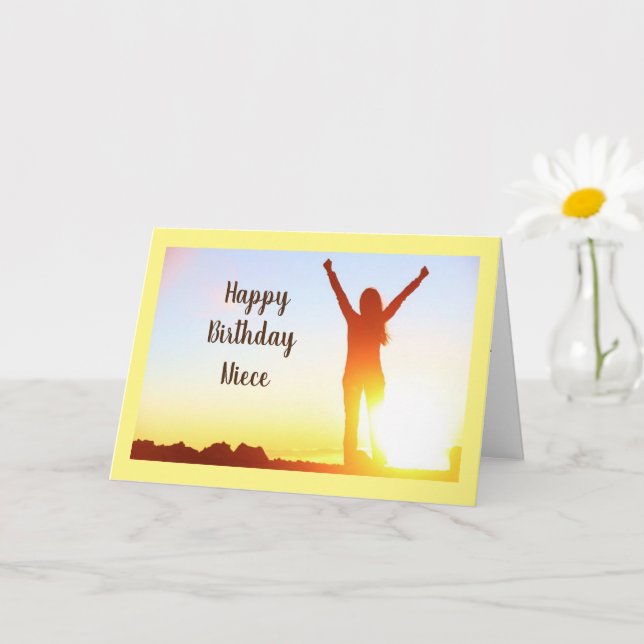 ***HAPPY BIRTHDAY*** TO MY NIECE CARD (Small Plant)