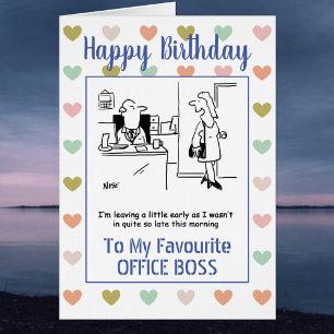 Happy Birthday to My Office Boss