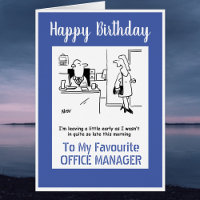 Happy Birthday to My Office Manager