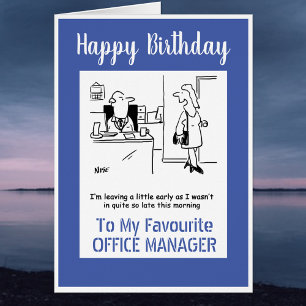 Happy Birthday to My Office Manager