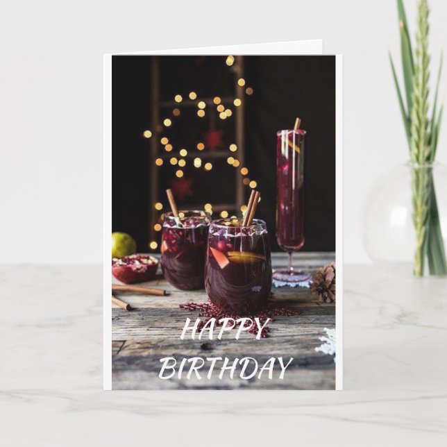 HAPPY BIRTHDAY TO MY (OR OUR) **BOSS** CARD (Front)