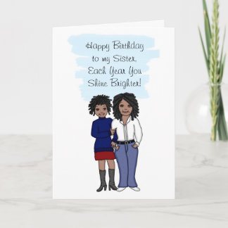 Happy Birthday to my Sister Card