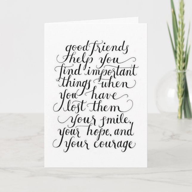 HAPPY BIRTHDAY TO MY "VERY BEST FRIEND" CARD (Front)