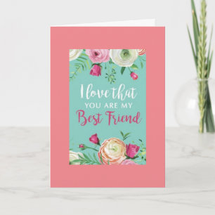 **HAPPY BIRTHDAY TO MY VERY BEST FRIEND** CARD