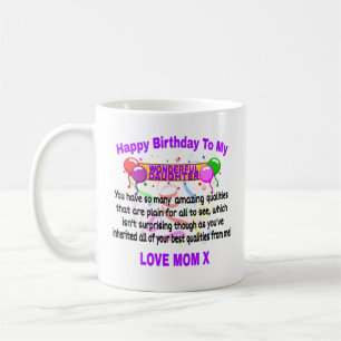 Happy Birthday To My Wonderful Daughter Coffee Mug