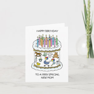 Happy Birthday to New Mom Card