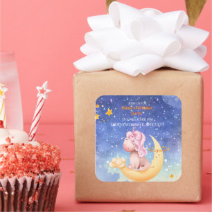 Happy Birthday to Our Little Star! Square Sticker