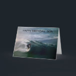 "HAPPY BIRTHDAY TO OUR SON" CARD<br><div class="desc">If your SON is into surfing or just enjoys photo's of surfing, here is the Perfect Card! THANK YOU for stopping by one of my eight stores. Myrtle Beach had a lot of opportunities for photos and I hope you check out the rest of mine. THANKS for stopping by 1...</div>