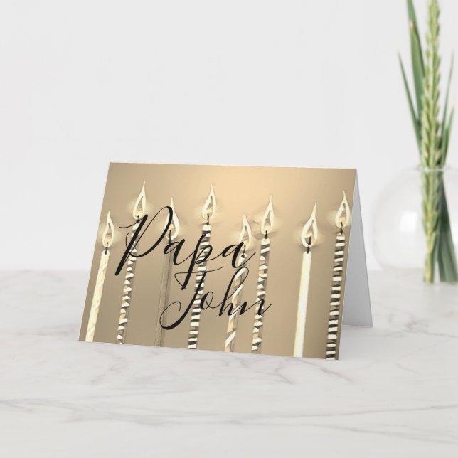 Happy Birthday to Papa Card (Front)