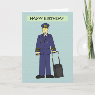 Happy Birthday to Pilot Card
