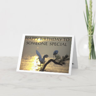 HAPPY BIRTHDAY TO SOMEONE SPECIAL CARD
