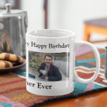 Happy Birthday to the Best Brother Ever Coffee Mug<br><div class="desc">Personalised Brother's coffee cup. Happy Birthday to the best brother ever.</div>