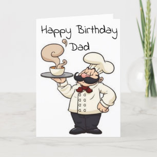 HAPPY BIRTHDAY TO THE BEST COOK  ***DAD*** CARD