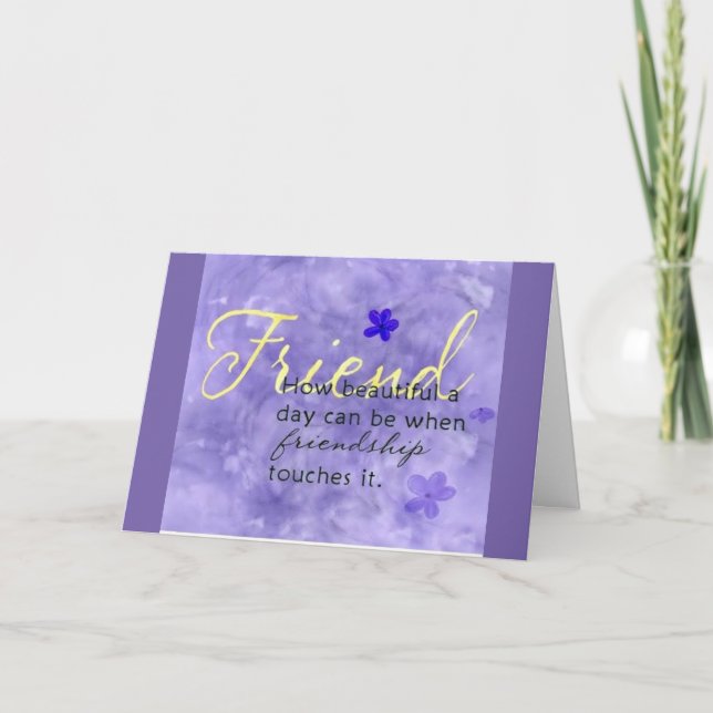 HAPPY BIRTHDAY TO THE "BEST FRIEND EVER" CARD (Front)