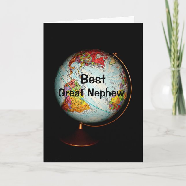 Happy Birthday To The Best Great Nephew On Earth! Invitation (Front)