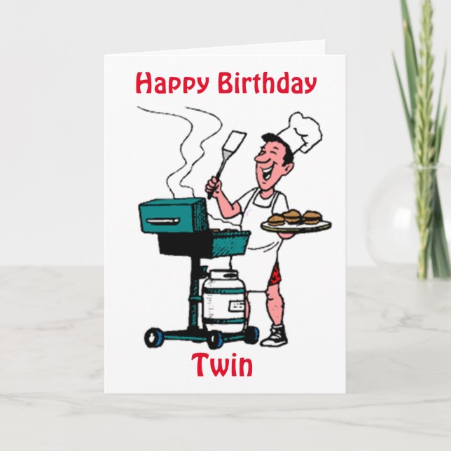 HAPPY BIRTHDAY TO THE BEST GRILL MASTER *BROTHER*  CARD (Front)