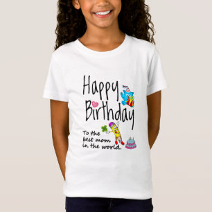 Happy Birthday to the best mum in the world T-Shirt