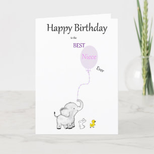Happy Birthday to the BEST Niece Ever - CARD
