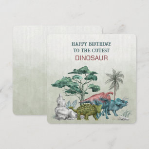 Happy Birthday To The Cutest DINOSAUR