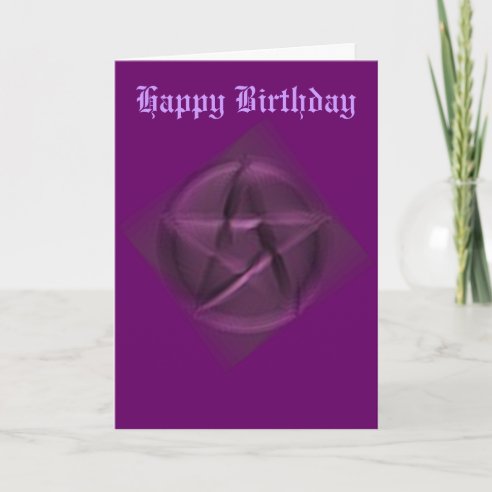 Wiccan Birthday Cards | Zazzle UK