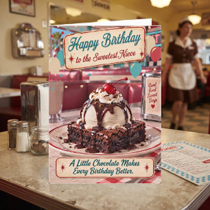 Happy Birthday to the Sweetest Niece Card