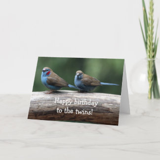Happy birthday to the twins! card