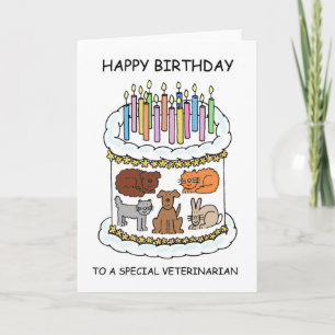 Happy Birthday to Veterinarian Card