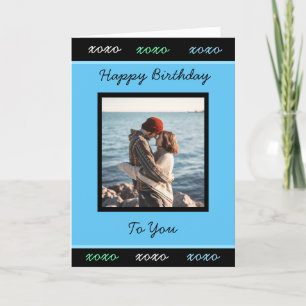 Happy Birthday to you Add Your Photo Card