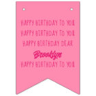 Happy Birthday to You Any Age Pink Photo