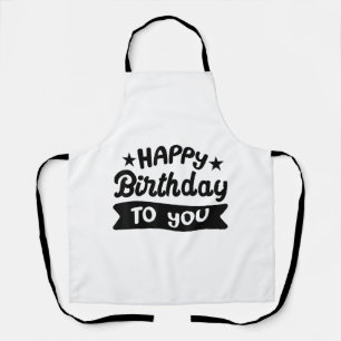 Happy Birthday to you Apron