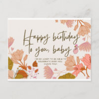 Happy Birthday to you Baby