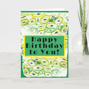 Happy Birthday to You Card