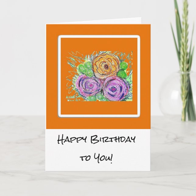 Happy Birthday to You! Card (Front)