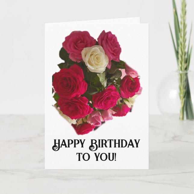 Happy |Birthday to You! Card (Front)