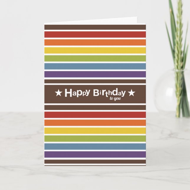 Happy Birthday to you Card (Front)